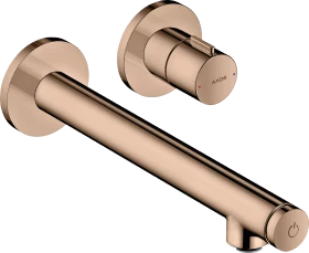 Hansgrohe Axor Uno Unterputz für Wandmontage Select mit Auslauf 221mm polished red gold