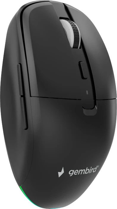 Gembird Dual-Mode 6-Button Wireless Mouse schwarz, USB/Bluetooth