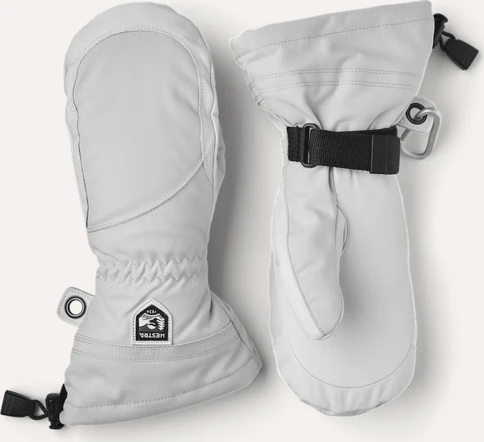 Hestra Heli Mitt Skihandschuhe pale grey/offwhite (Damen)