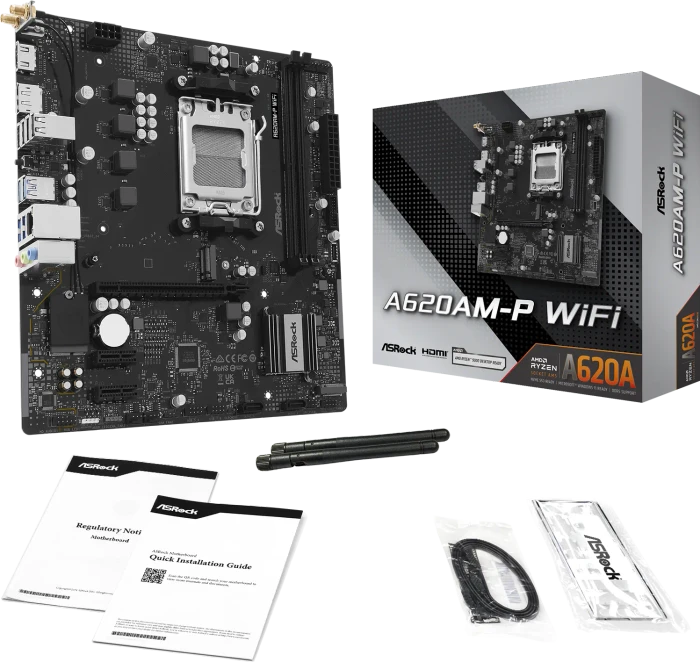 ASRock A620AM-P WiFi (AMD AM5)