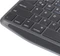 Renkforce RF-WLBTKB-300 Funk Tastatur mit Multi-Touchpad, schwarz/grau, USB/Bluetooth, DE Vorschaubild