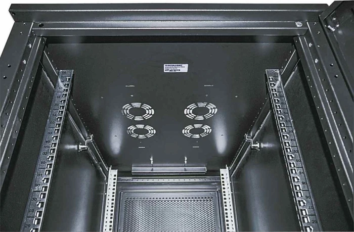Intellinet Serverschrank 36HE, Flatpack, IP2X, schwarz, 1000mm tief