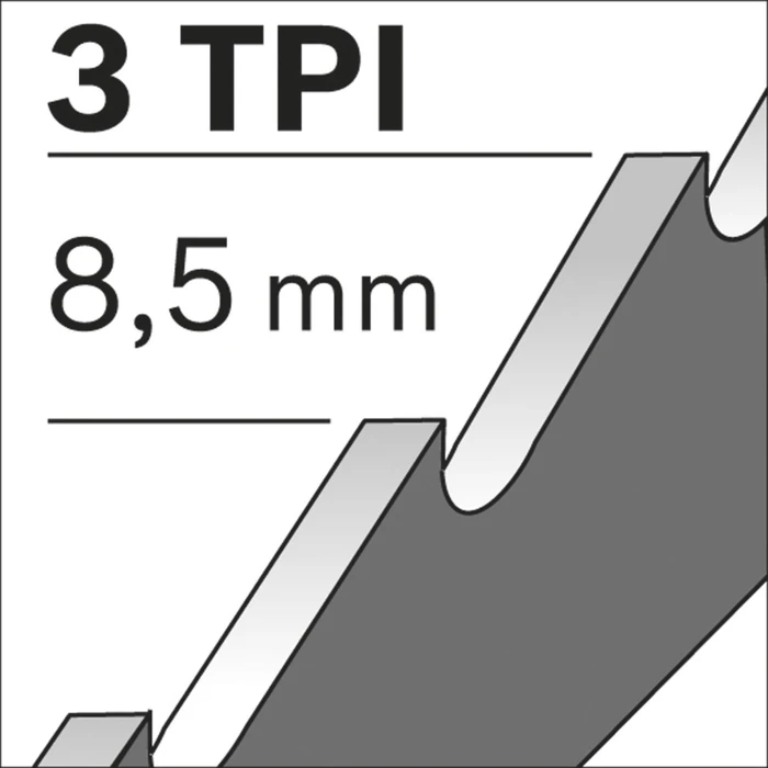 Bosch Professional S1141HM Endurance for Aerated Concrete Säbelsägeblatt, 225x1.25mm, 10 Stück