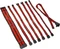 Kolink Core Pro Braided Cable Extension Kit 12V-2x6, Typ 2, Sense-Pins an der Unterseite, Jet Black/Racing Red Vorschaubild