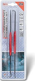 BGS technic Montagehaken-Satz 220mm 2-tlg.