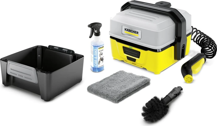 Kärcher Mobile Outdoor Cleaner OC 3 + Bike Akku-Niederdruckreiniger inkl. Akku