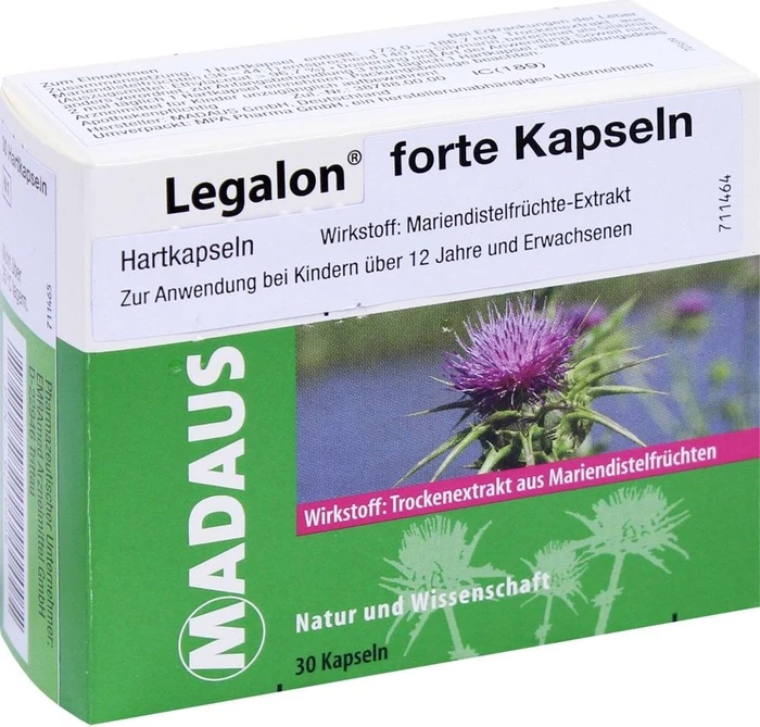 EMRAmed Legalon forte Madaus Hartkapseln, 30 Stück