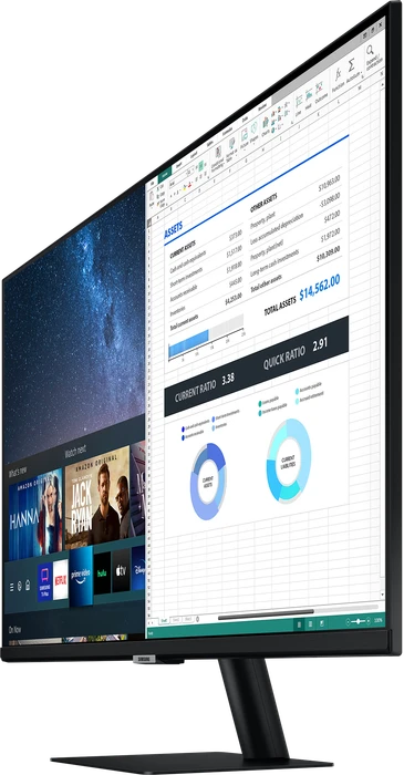 Samsung Smart Monitor M7 M70A, schwarz, 31.5"