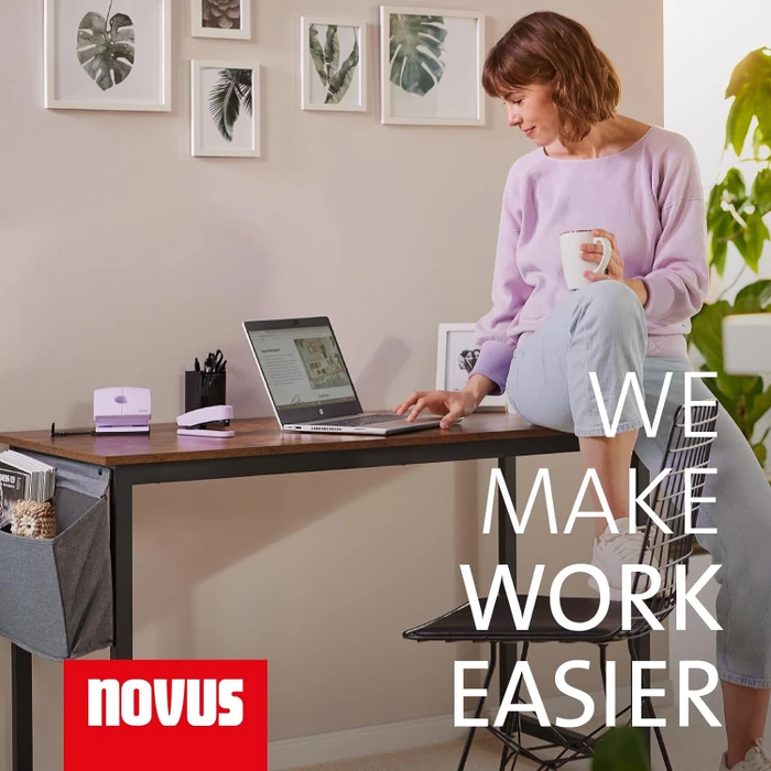 Novus B 220 Color ID 2.0 Bürolocher, Pretty Lilac
