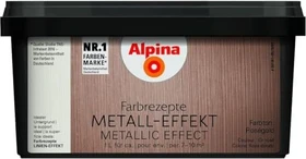 Alpina Farben Farbrezepte Innenfarbe metall-effekt roségold, 1l