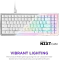 NZXT Function Elite MiniTKL, matt weiß, LEDs RGB, hot-swap, NZXT Magnetic, USB, DE Vorschaubild
