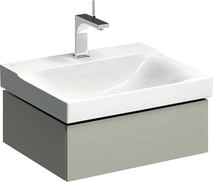 Geberit Xeno² Unterschrank für Waschtisch 58x22x46.2cm, 1 Schublade, greige
