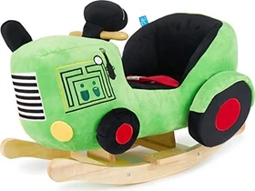 Bieco Schaukeltier Baby Traktor grün