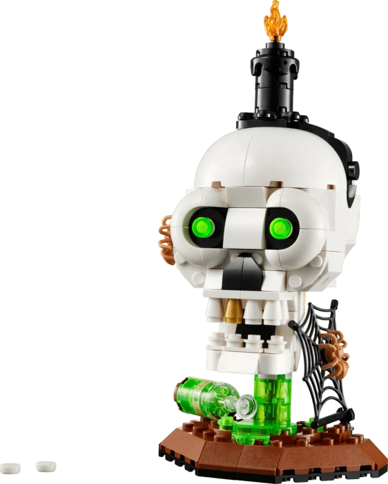 LEGO Halloween - Halloweenschädel mit Kerze