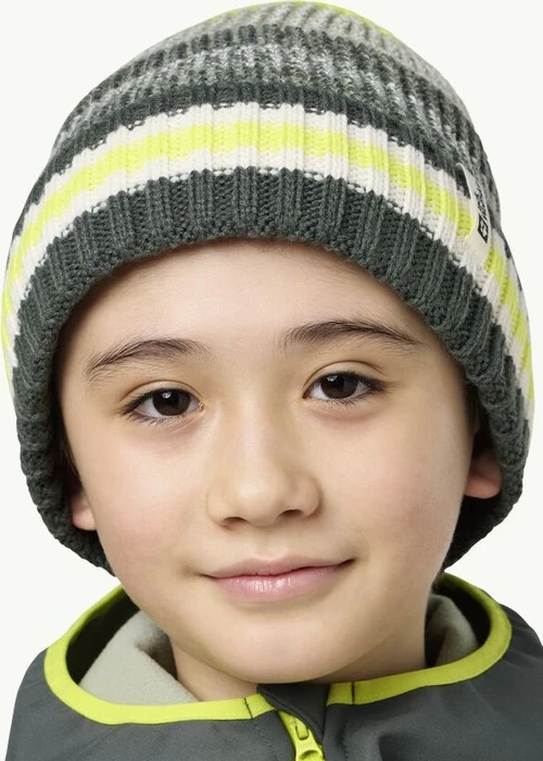Jack Wolfskin Night Hiker Beanie slate green (Junior)