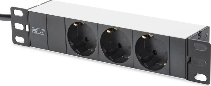 Digitus Professional DN-10 10" Wandschrank Netzwerk-Set 9HE, Sicherheitsglastür, IP2X, grau, 300mm tief