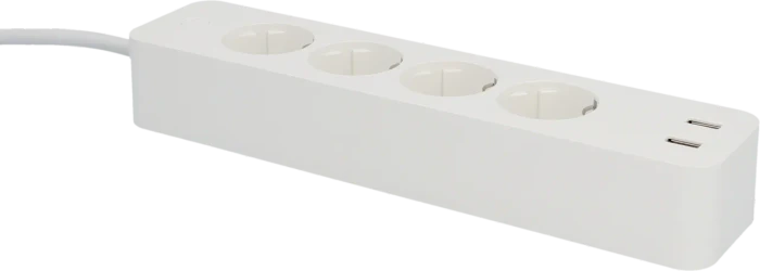 uniTEC WiFi Steckdosenleiste 4-fach, 3680W, 2x USB-A, Smart-Steckdosenleiste