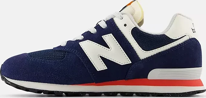 New Balance 574 nb navy/blast red (Junior)