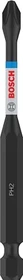 Bosch Professional PRO Impact Kreuzschlitz Bit 1/4", PH2x90mm, 1 Stück