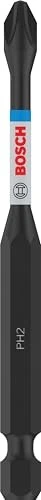 Bosch Professional PRO Impact Kreuzschlitz Bit 1/4", PH2x90mm, 1 Stück