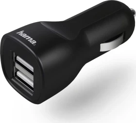 Hama Kfz-Ladegerät 2x USB-A schwarz
