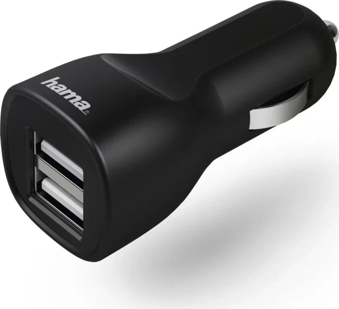 Hama Kfz-Ladegerät 2x USB-A schwarz