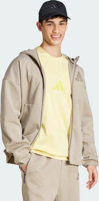 adidas Z.N.E. Zip Hoodie putty beige (Herren)