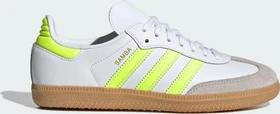 adidas Samba OG cloud white/signal green/gum (Junior)