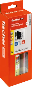 fischer SBS M8 FIS VS Plus Low Speed Schwerlast-Befestigungsset Schrauben/Dübel-Sortiment, 4 Stück