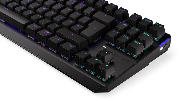 Endorfy Thock TKL Wireless, PBT, LEDs RGB, hot-swap, Kailh Box RED, USB/Bluetooth, DE