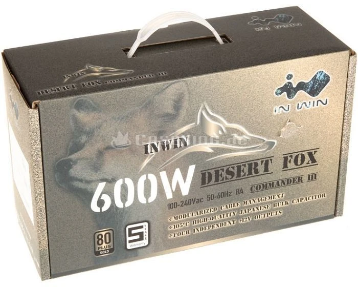 In Win Desert Fox Commander III 600W, ATX 2.3