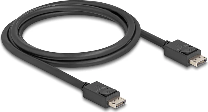 DeLOCK DisplayPort 2.1 Kabel DP80 schwarz, 1.80m
