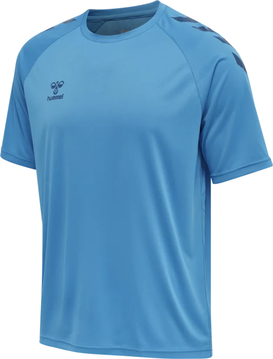 hummel Core XK Funktionsshirt kurzarm blue danube (Herren)