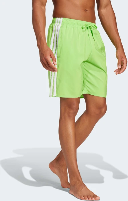 adidas 3-Streifen 8-Inch Badeshorts team semi sol green 2/white (Herren)