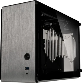 Zalman M2 Mini, silber, Acrylfenster, Mini-ITX