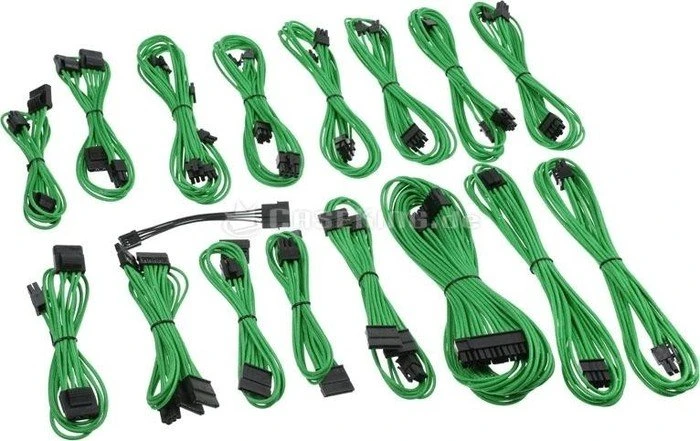 CableMod C-Series ModFlex Full Cable Kit, AXi, HXi, RM, grün