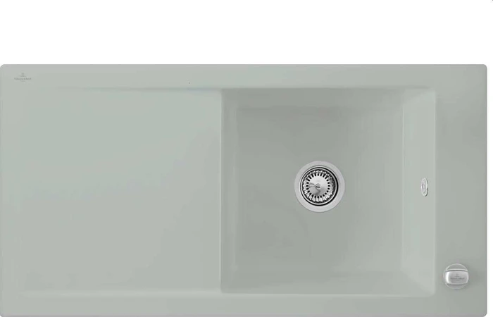 Villeroy & Boch Timeline 60 Einbau Becken reversibel mit Ablauffernbedienung fossil