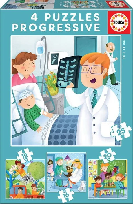 Educa Progressive Puzzles I want to be (17146)