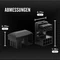 EZDIY-FAB 8-Pin PCIe Winkeladapter 180°, Variante STD, Lasche unten, schwarz, 2er-Pack Vorschaubild