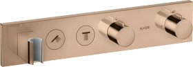 Hansgrohe Axor ShowerSolutions Thermostatmodul Select 460/90 Unterputz für 2 Verbraucher polished red gold