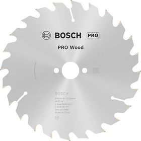 Bosch Professional Optiline Wood Kreissägeblatt 24Z, 160x1.8x20mm, 1 Stück