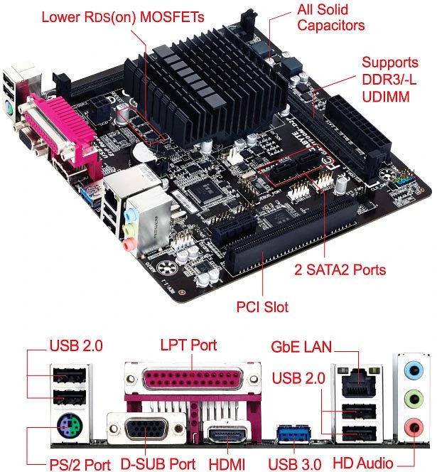 GIGABYTE GA-J1900M-D2P