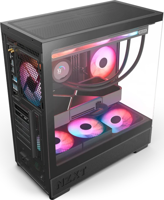 NZXT S5 RGB Black, Glasfenster