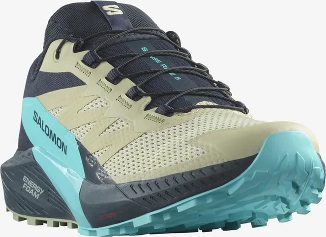 Salomon Sense Ride 5 alfalfa/carbon/peacock blue (Herren)
