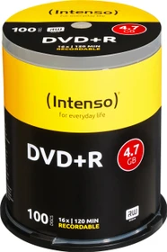 Intenso DVD+R 4.7GB, 16x, 100er Spindel
