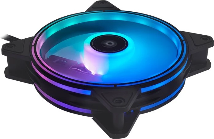 Chieftec Chieftronic Nova NF-3012-RGB, LED-Steuerung, Lüftersteuerung, 120mm, 3er-Pack – Bild 6