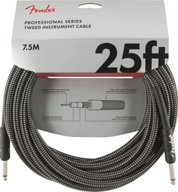 Fender Professional Series Instrument Cable Gray Tweed 7.5m