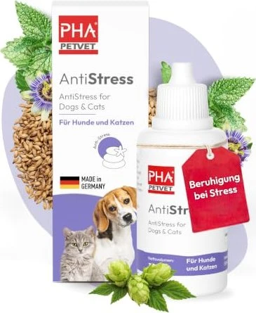 PHA PetVet Antistress für Hunde & Katzen Tropfen, 30ml