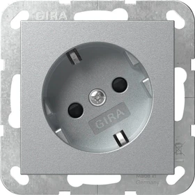 Gira System 55 SCHUKO-Steckdose Alu