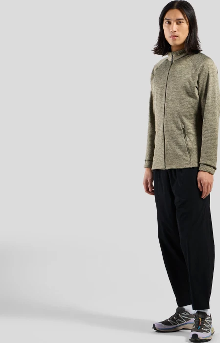 Odlo Tencia Mid Layer Jacke vetiver melange (Herren)